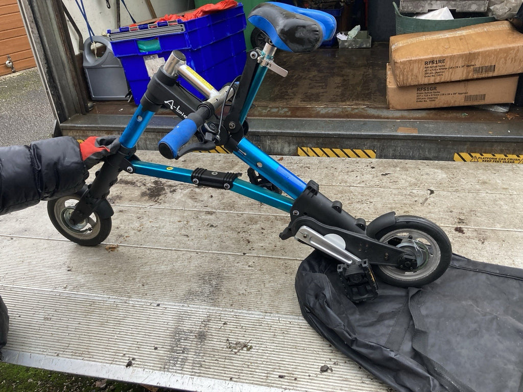 Rare Clive Sinclair A-Bike folding bike iconic commuting travel collector