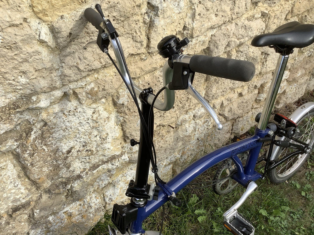 Brompton M3L Folding Bike - Blue - UK DELIVERY