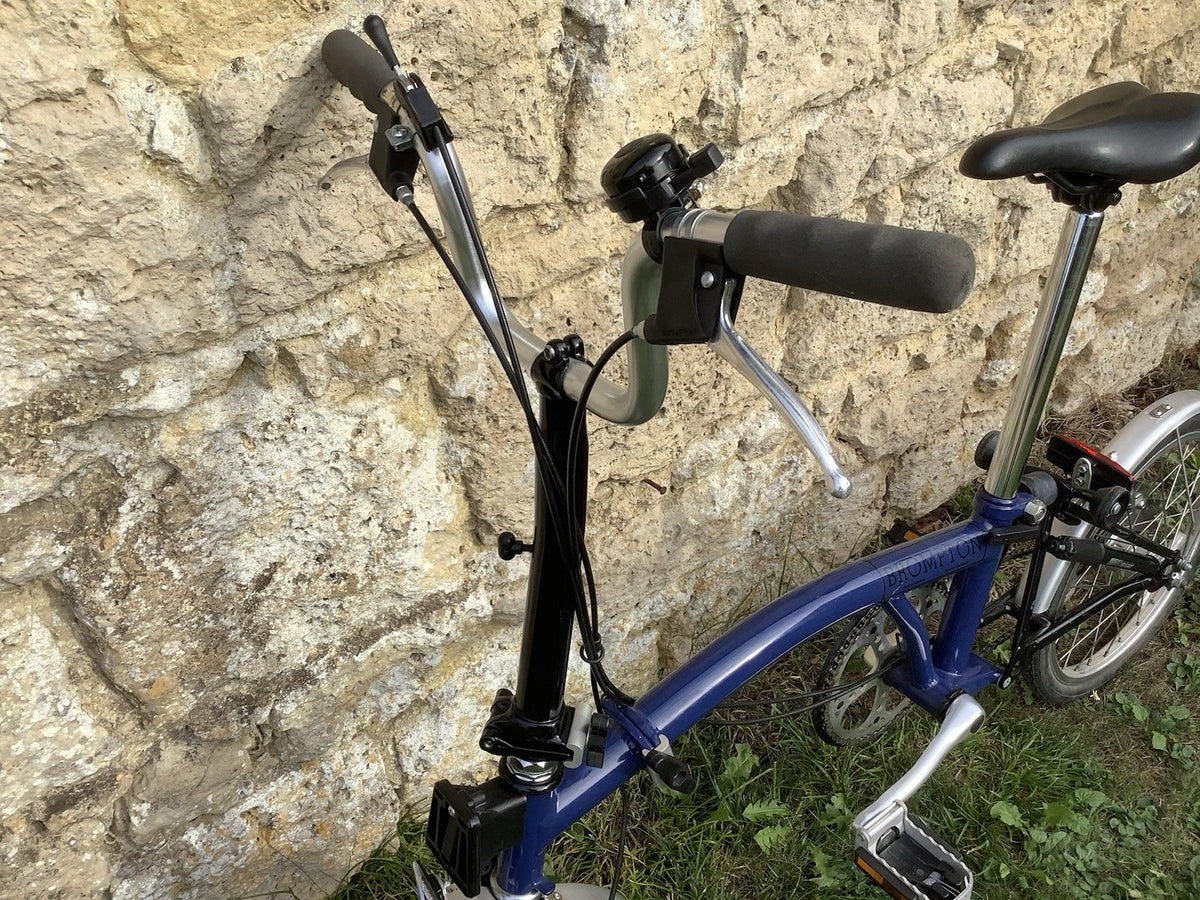 Brompton M3L Folding Bike - Blue - UK DELIVERY