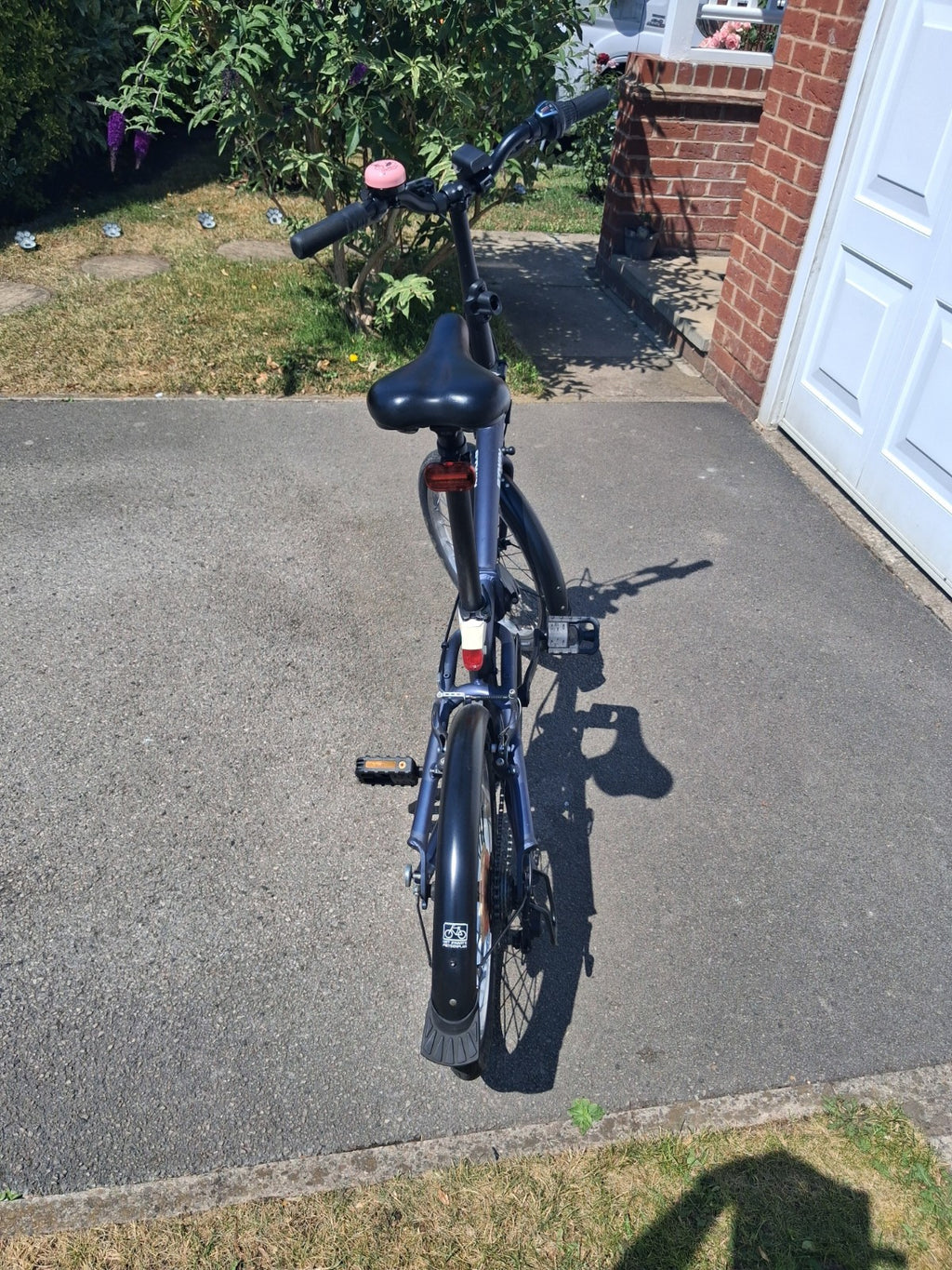 BTWIN Tilt 500 Folding Bike 20-inch Blue Great Condition
