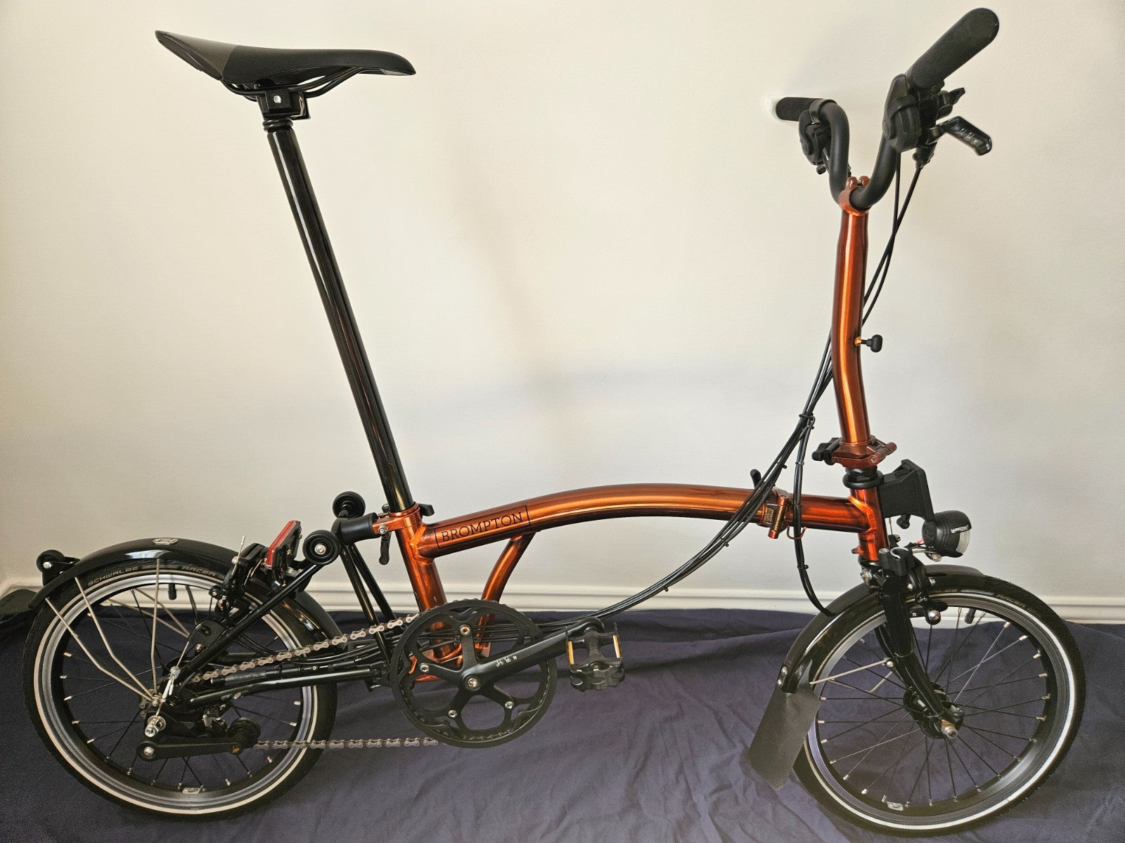 Brompton M6LX Superlight Titanium 6 Speed Flame Lacquer Excellent Condition