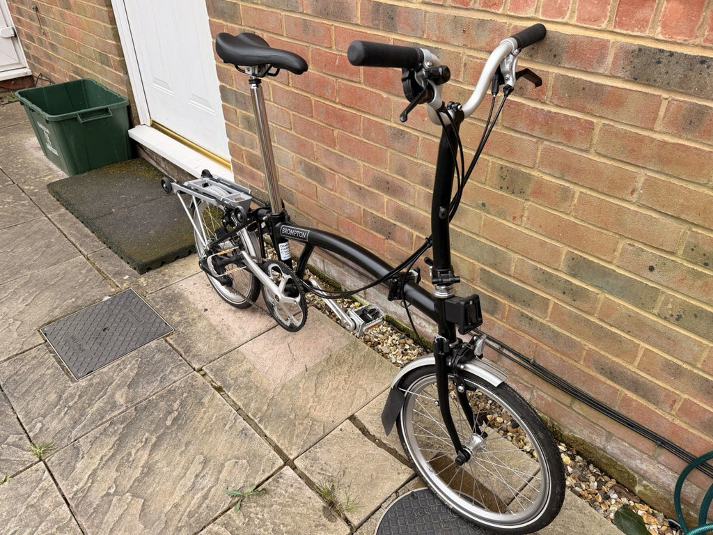 Brompton Folding Bike 3-Speed, Black