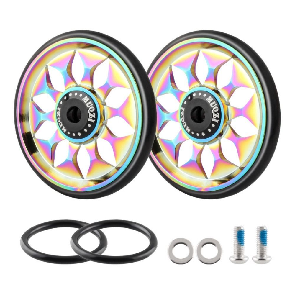 1 Pair Ceramic Bearing Easy Wheel for Brompton Folding Bicycle Bike