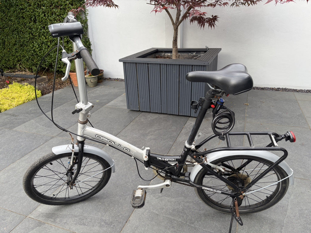 Folding Bike Apollo Transition 20” Wheels Alloy Frame Shimano 6 Gear Revoshift