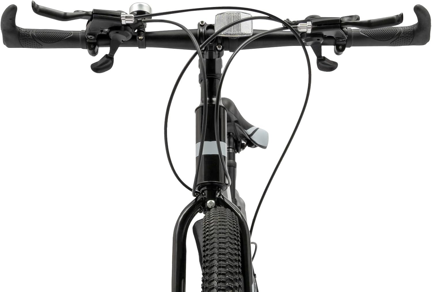 26" Folding Mountain Bike 21-Speed Carbon Steel Frame Disc Brakes MTB