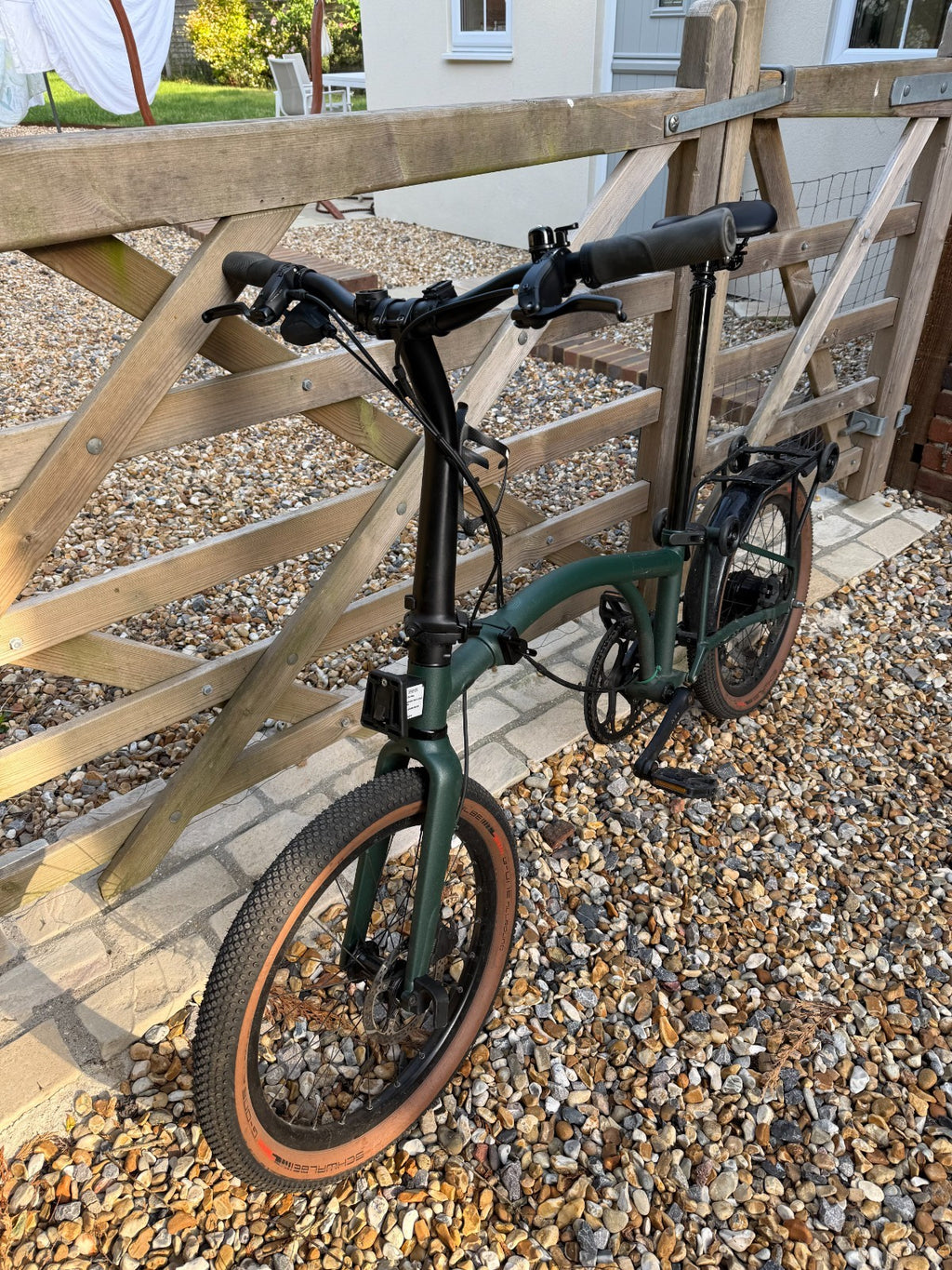 Brompton G Line Roller Frame Gravel Folding Bike Forest Green