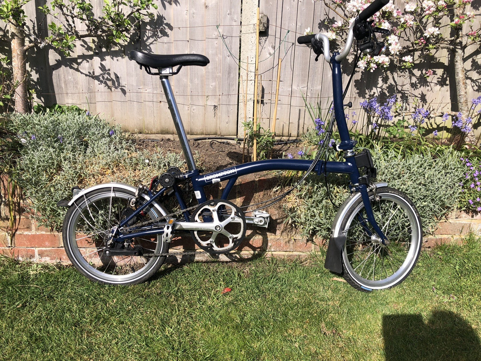 brompton folding bike 6 speed c line