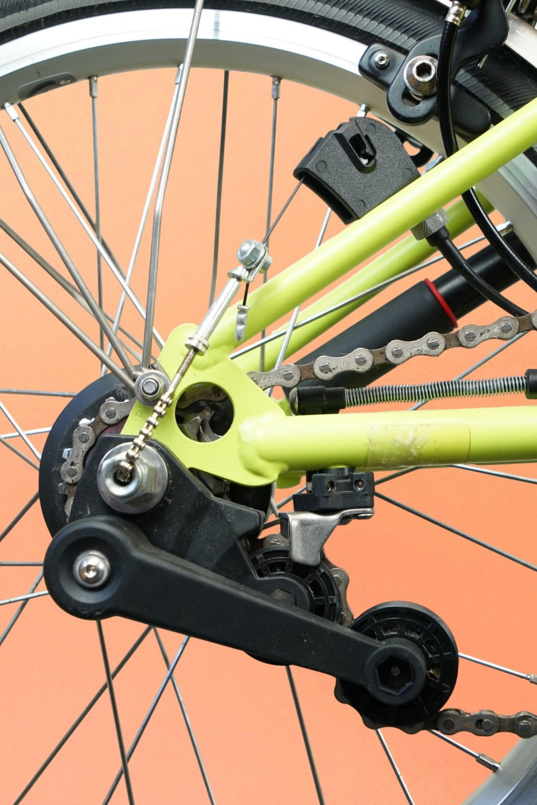 Brompton M6L (C Line Explore) - Lime Green