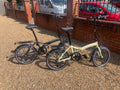 PAIR OF DAWES KINPIN FOLDING BIKES UNUSED AND IN MINT CONDITION