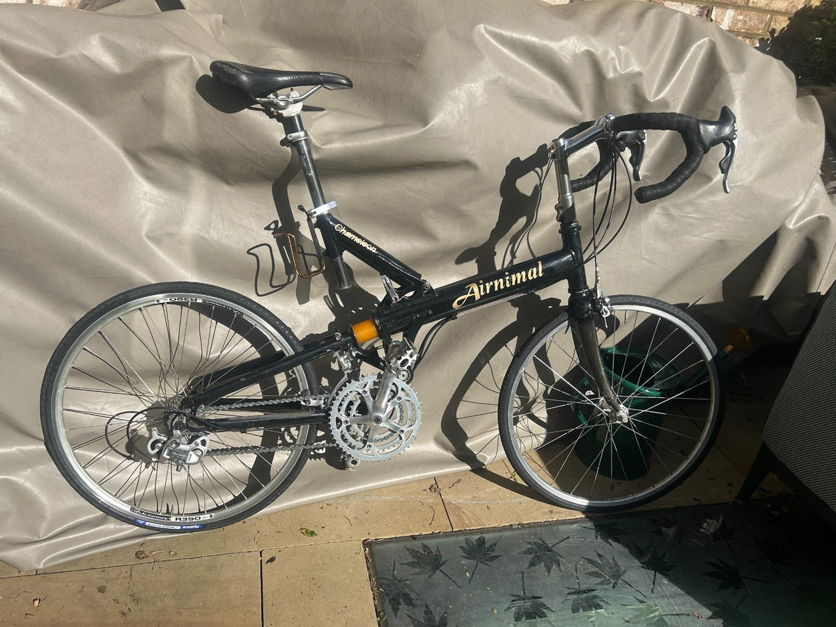 Airnimal Chameleon Folding Road Bike 24" Wheels Drop Bar Campagnolo Serviced