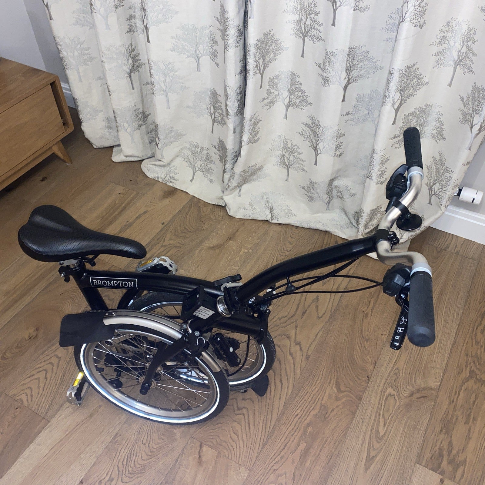 Brompton C Line 6 Speed In Black In A Very Good Used Condition.