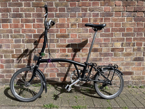 Brompton 2 Speed – Restored – Rear Rack + Upgraded Hinges