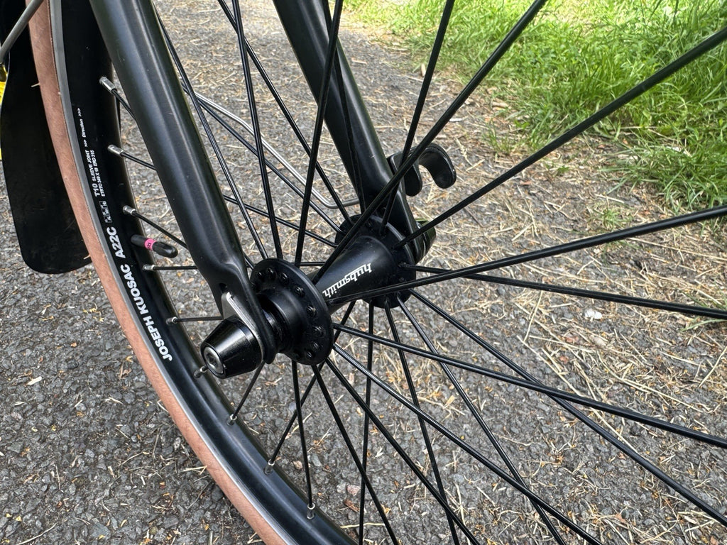 Brompton P-line 4 Speed  Custom Wheels  Carbon / Titanium Parts  Black 9kg