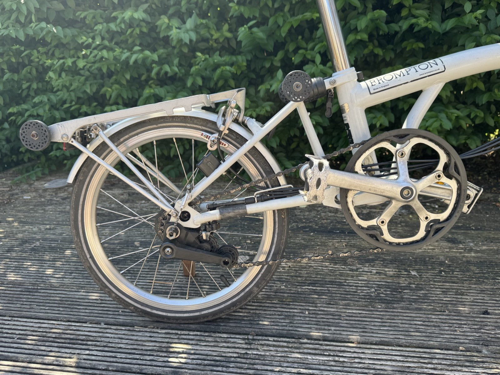 Brompton 2012 P6R folding bicycle 6 Speed, White