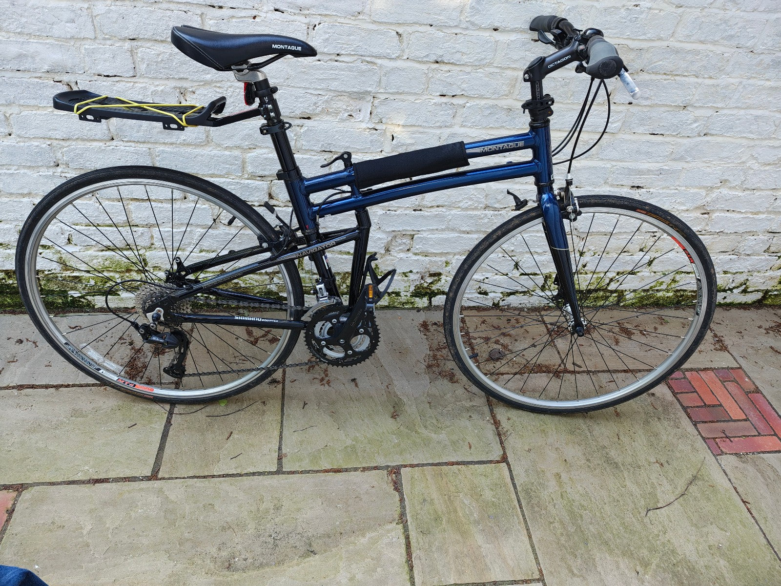 Montague Navigator Full Size Folding Road Bike with new Drive Chain & bag