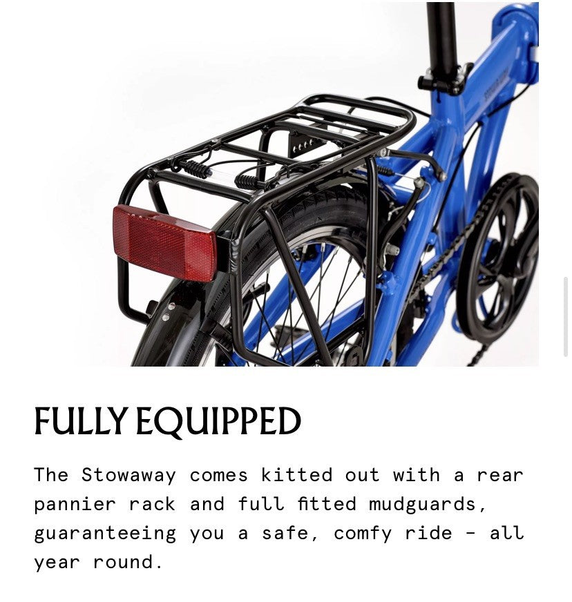 Raleigh Foldable Bike Stow A Way - Lightweight and compact. New unused. RRP £549