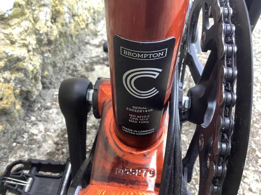 2023 Brompton C Line Explore 6 speed High Handlebar Flame Lacquer - UK Shipping