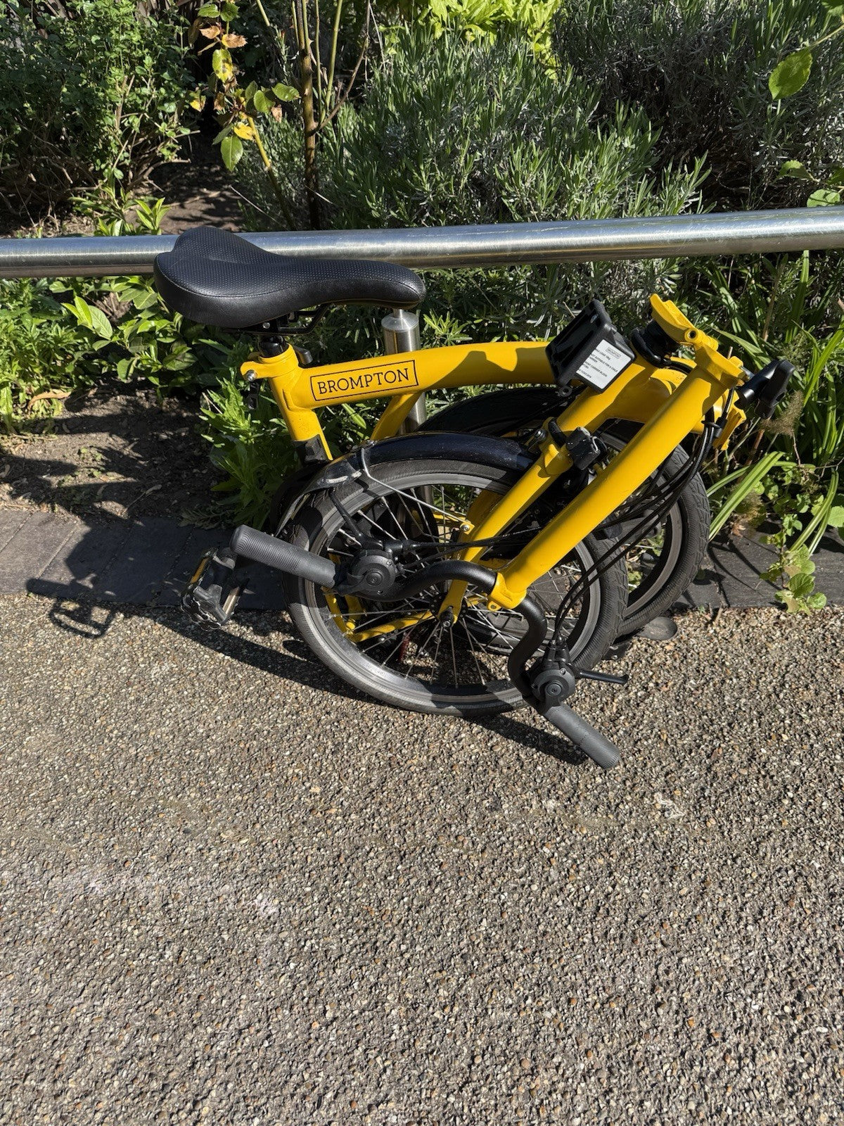 BROMPTON C LINE 12-SPEED FOLDING BIKE 2025 IN BUMBLEBEE YELLOW