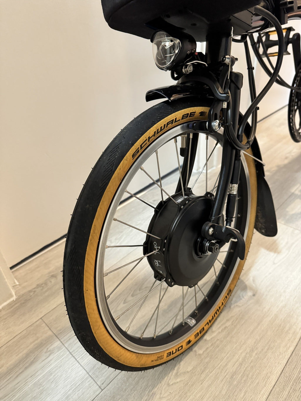 BRAND NEW Brompton P Line Electric Urban Folding Bike - titanium super light
