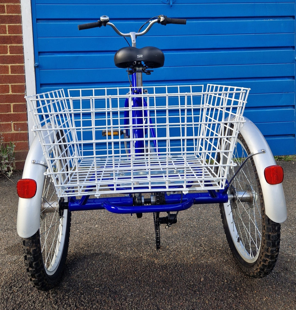 Viking Adult Trike Tricycle Bike Folding 6 Speed Shimano 20" Wheels Basket