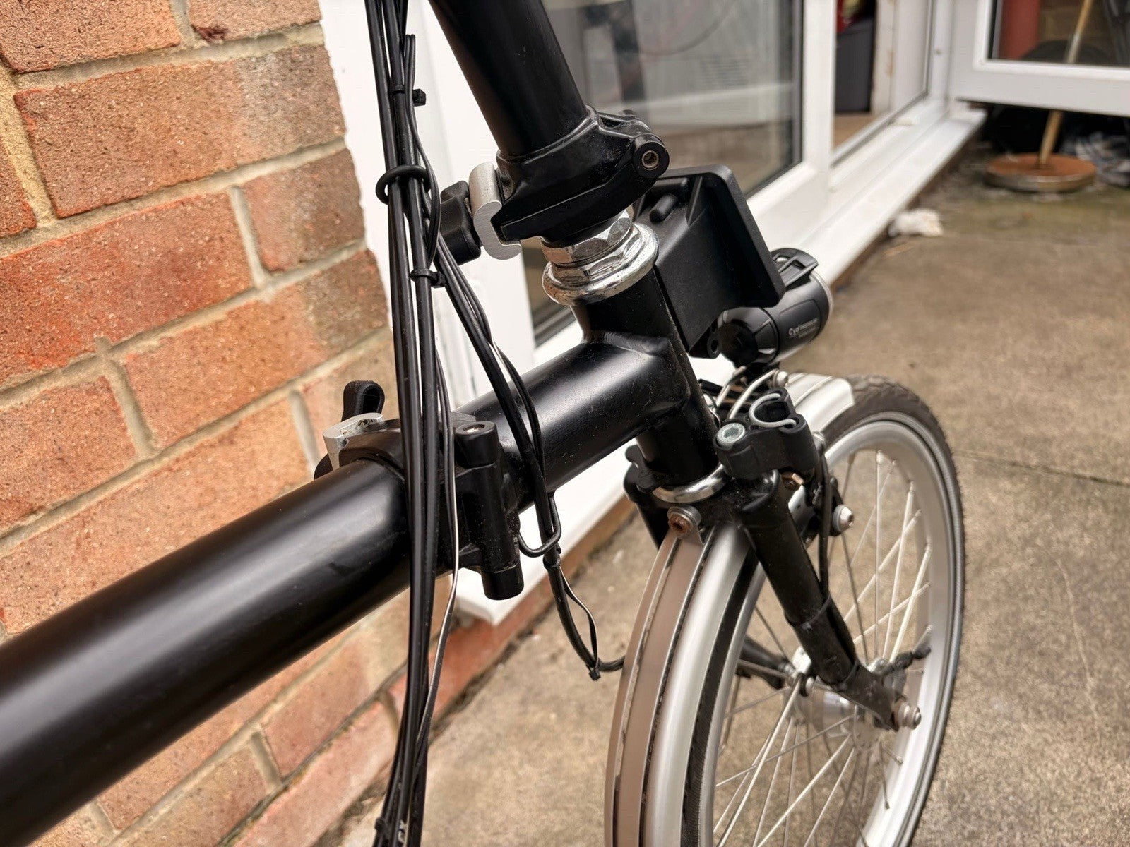 Brompton C Line Folding Bike 6-Speed matte black Good Condition