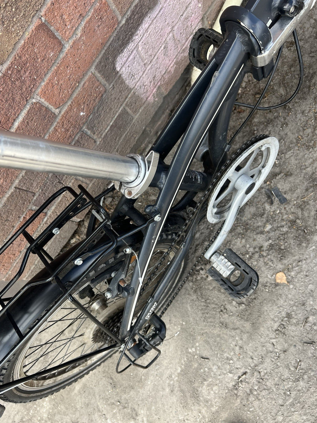 Oxylane 20in Folding Bike, single speed. And Ruck 7 speed