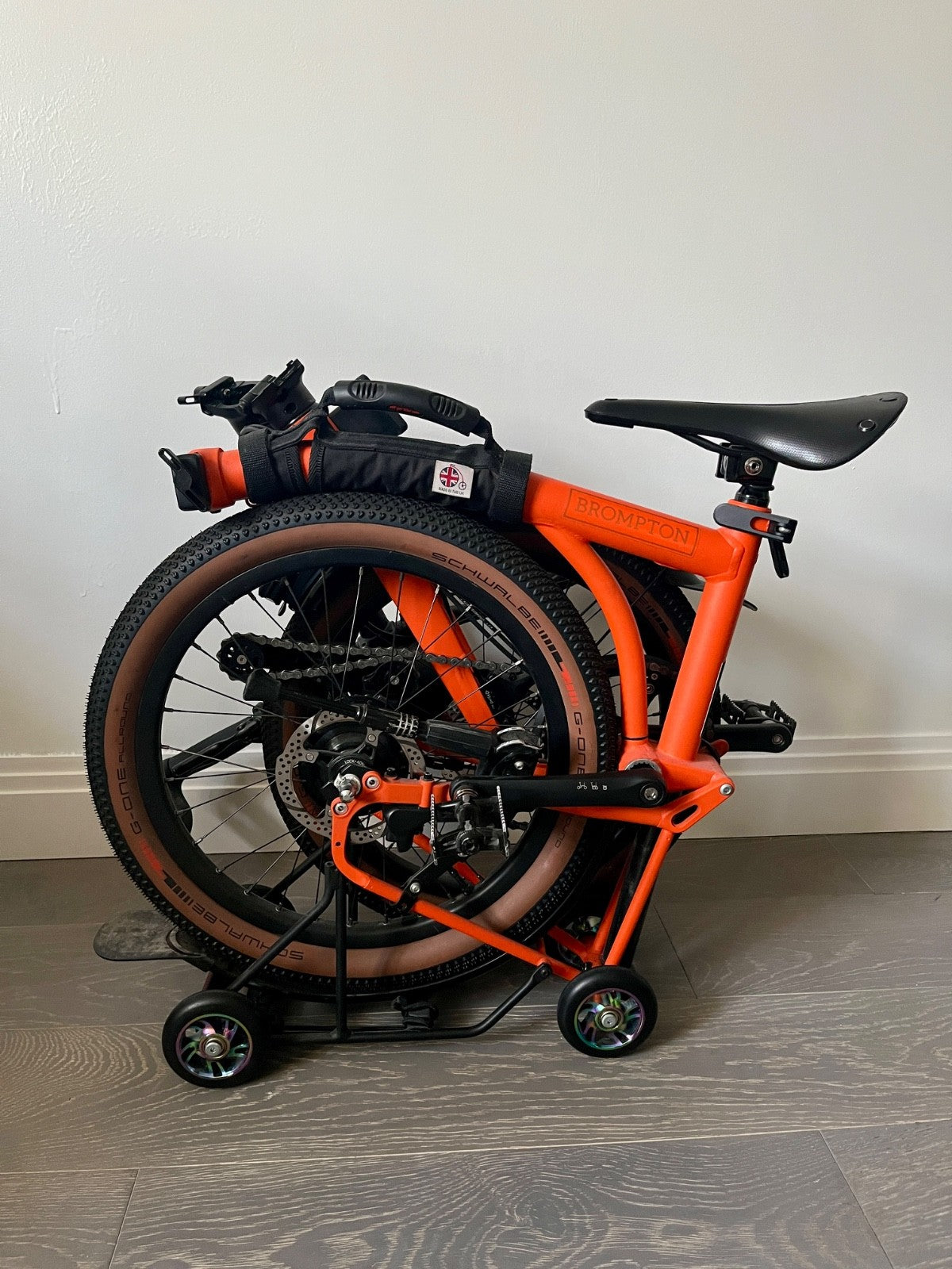 Brompton G Line with Roller Frame Adventure Medium Orange 2025  + £1000 upgrades