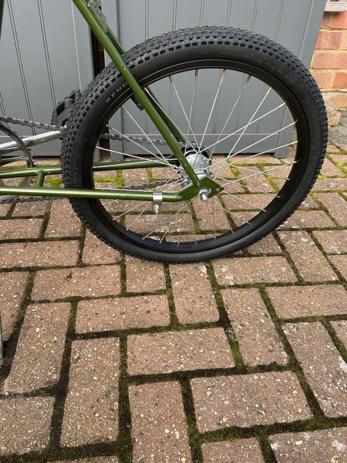 Pair of Customised Retro Nottingham-built Steel Raleigh Stowaway Folding Bikes