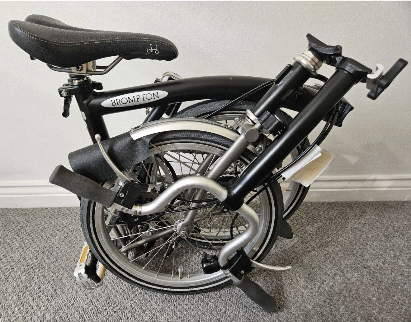 Brompton S3L-X Superlight Titanium Ti Urban Low Folding Bicycle - Ridden once!