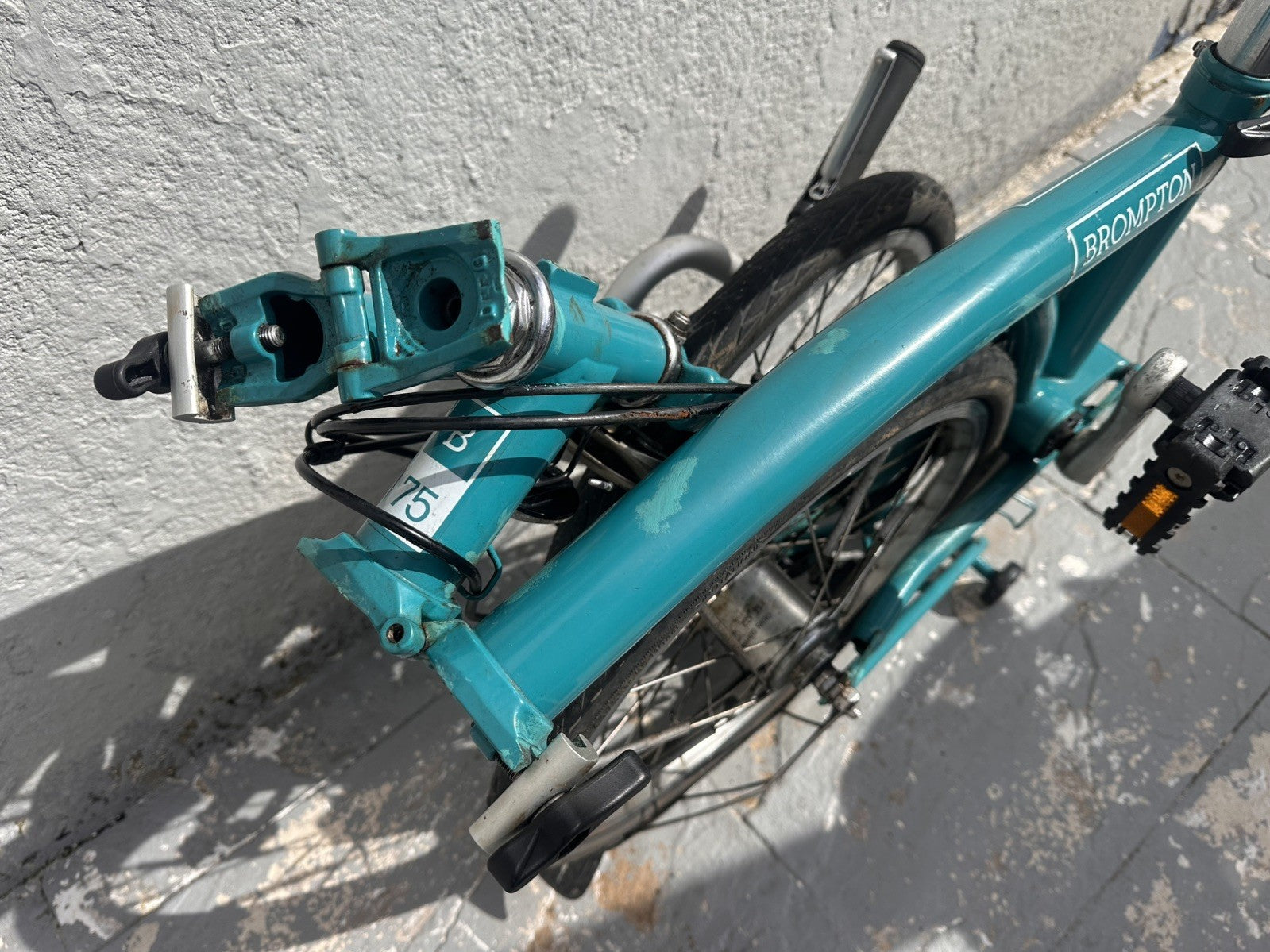 Brompton B75 16" Folding Bike - Blue
