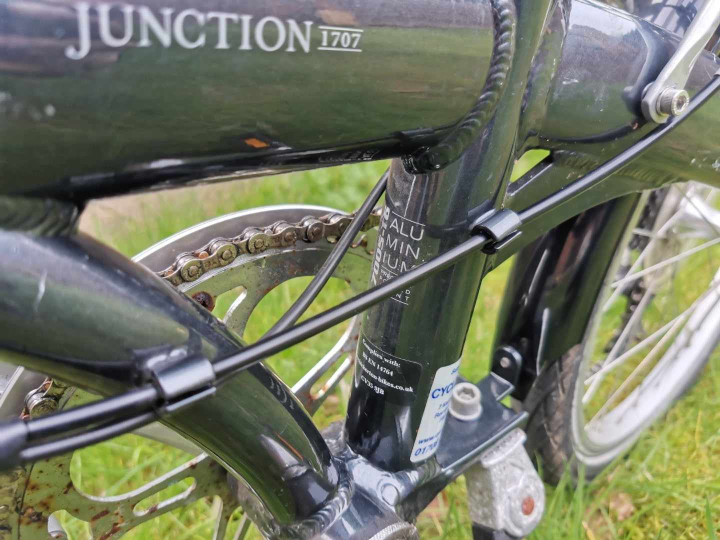 Bickerton Junction 1707 City Folding Bike 7 gears dynamo LED light