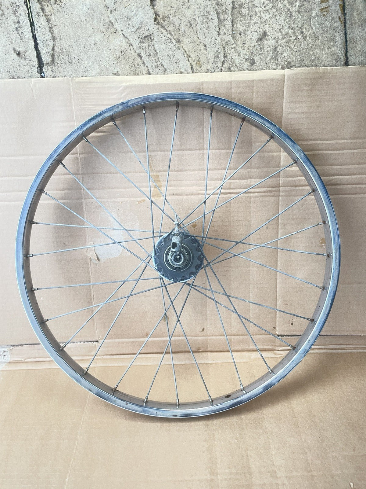 VINTAGE RETRO RALEIGH shopper rear WHEEL 20x 1 3/8th