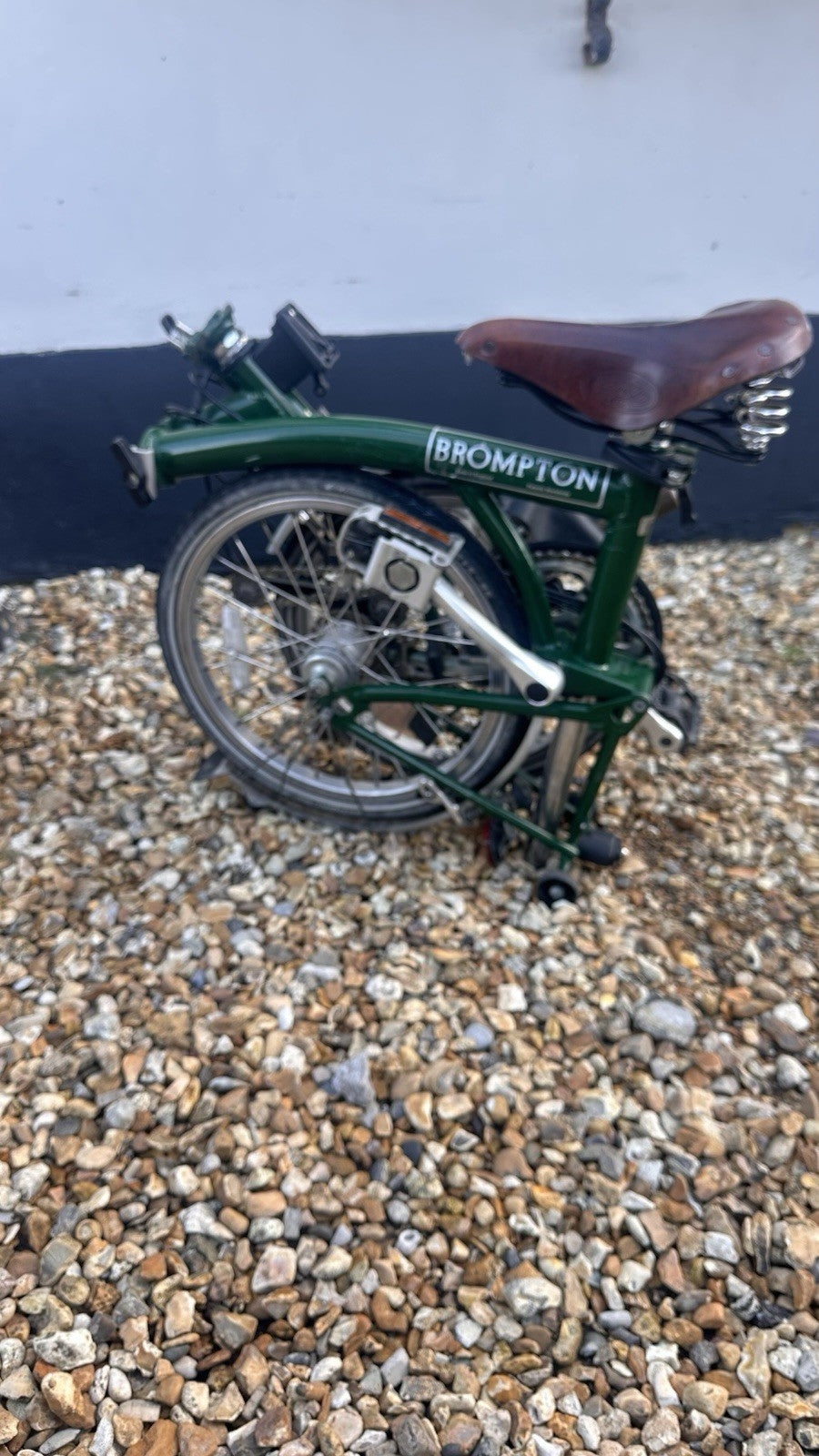 Pair Of Bromptons Folding Bikes