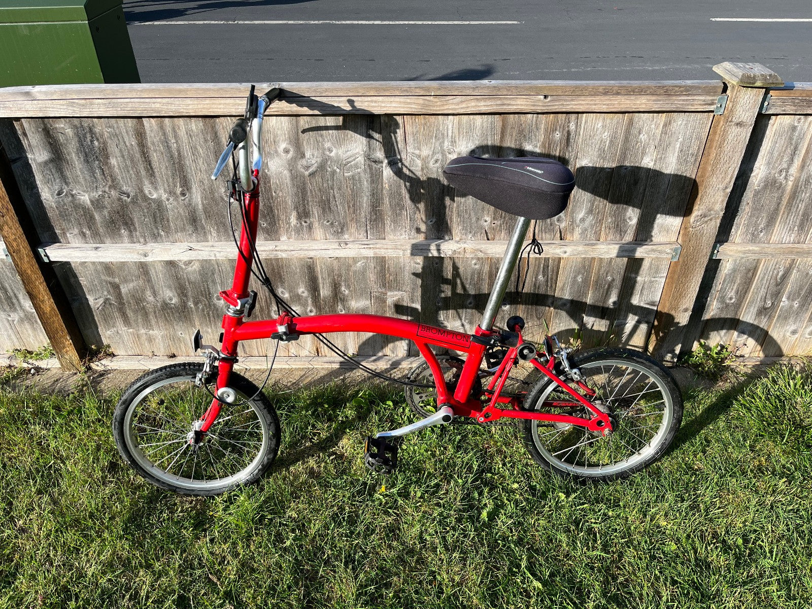 Brompton A Line Folding Bike 3 -Speed, Red