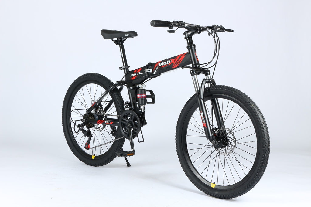 New 20 26 Inch Bike Mountain Folding 21-Speed Bike Adult bicycle Dual Suspension