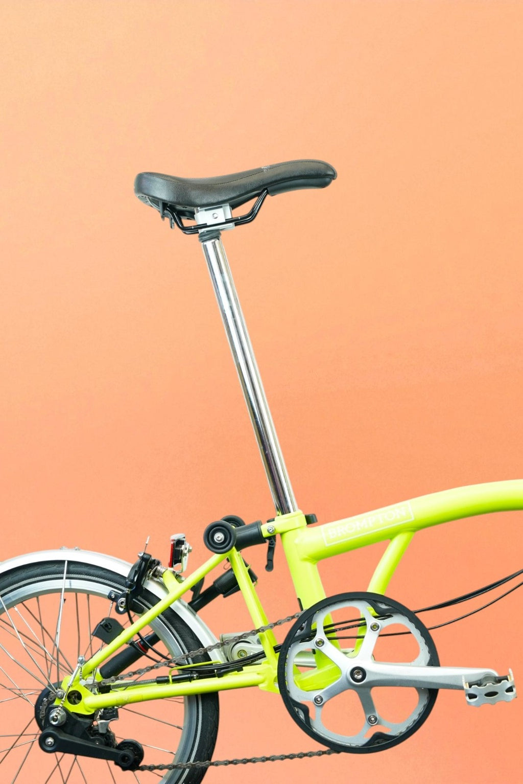 Brompton M6L (C Line Explore) - Lime Green