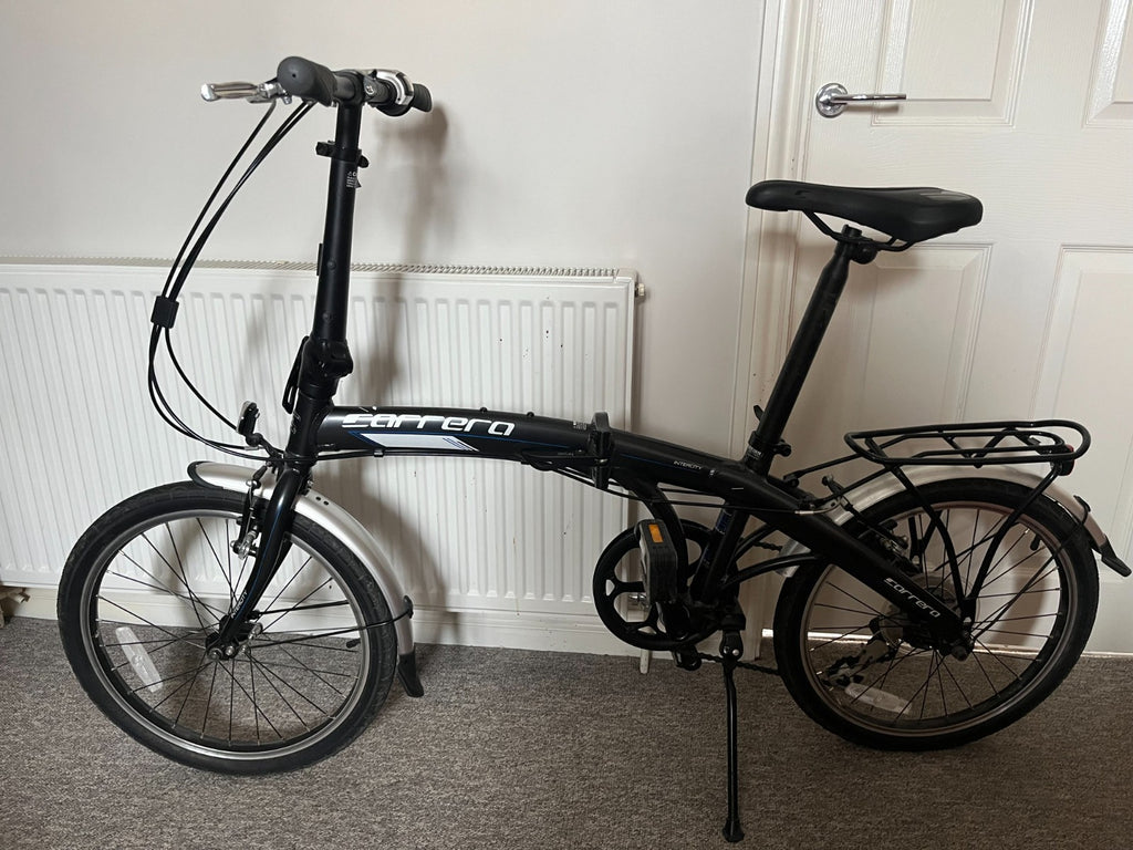 Carrera Intercity Folding Bike - Grey (2025). Collection Only (Bath).