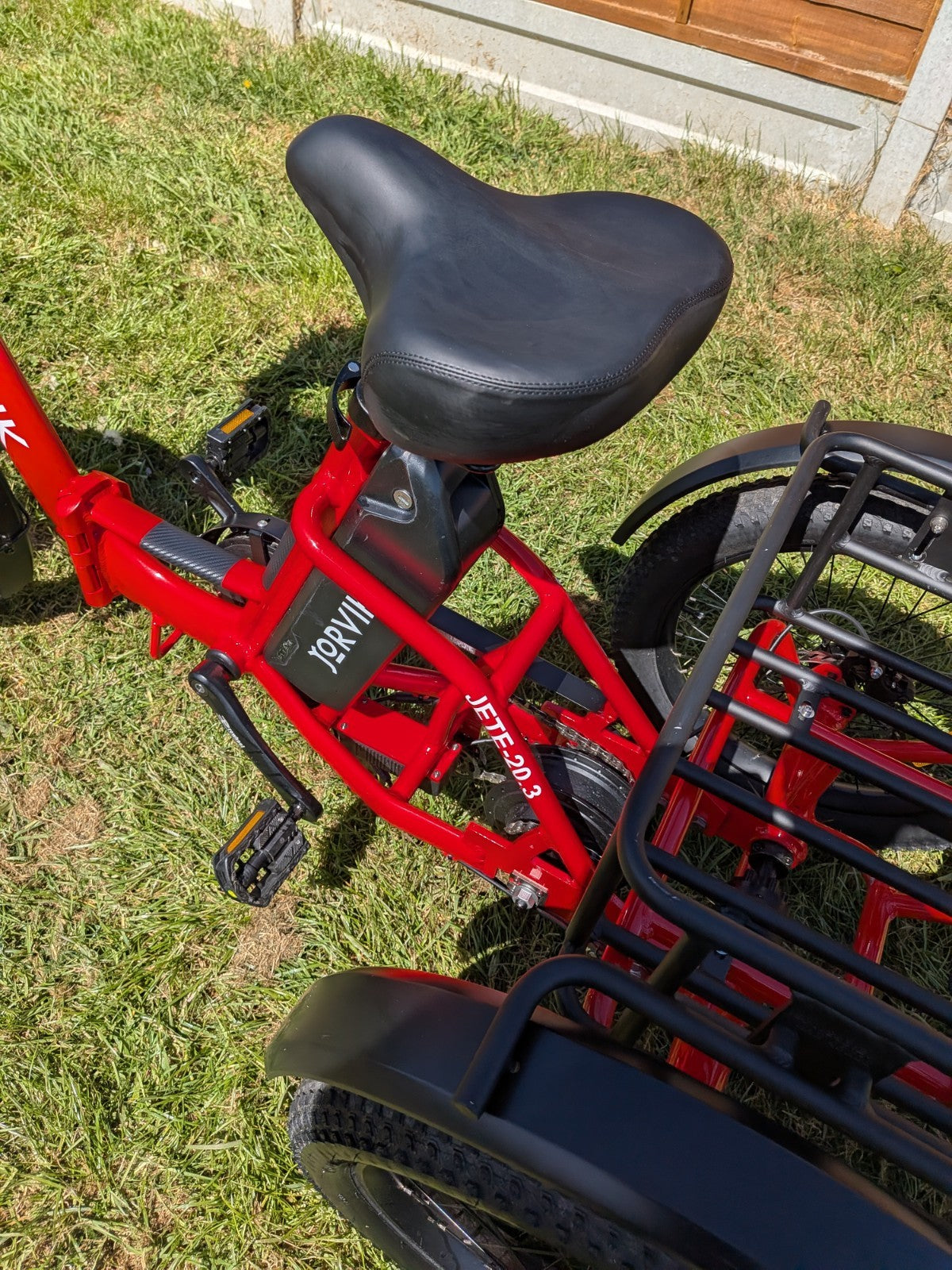Jorvik Folding E L E C T R I C Tricycle.LATEST MODEL ,RIDA+ ,DELIVERY POSSIBLE,