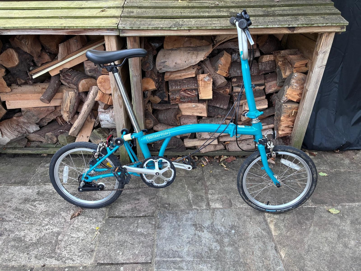 Brompton B75 16" Folding Bike - Blue