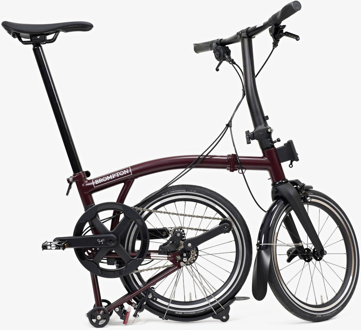 S4l Plum Red P Line V2 Brompton Folding Bike