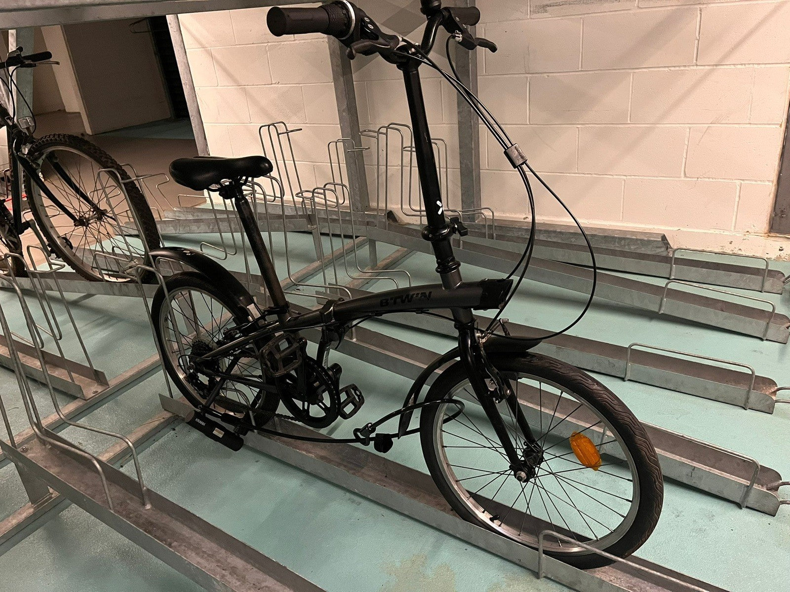BT Twin Adult Folding Bike  (single Speed)