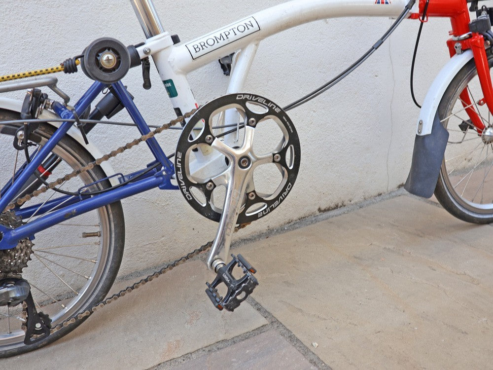 Brompton Bike extensively modified for touring