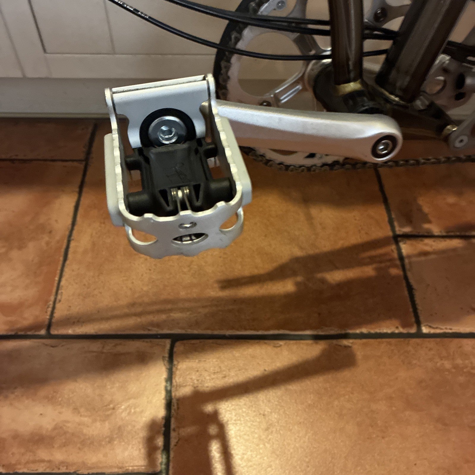 Brompton Raw Lacquer Superlight Folding Bike M6L X. Titanium Forks and Rear.