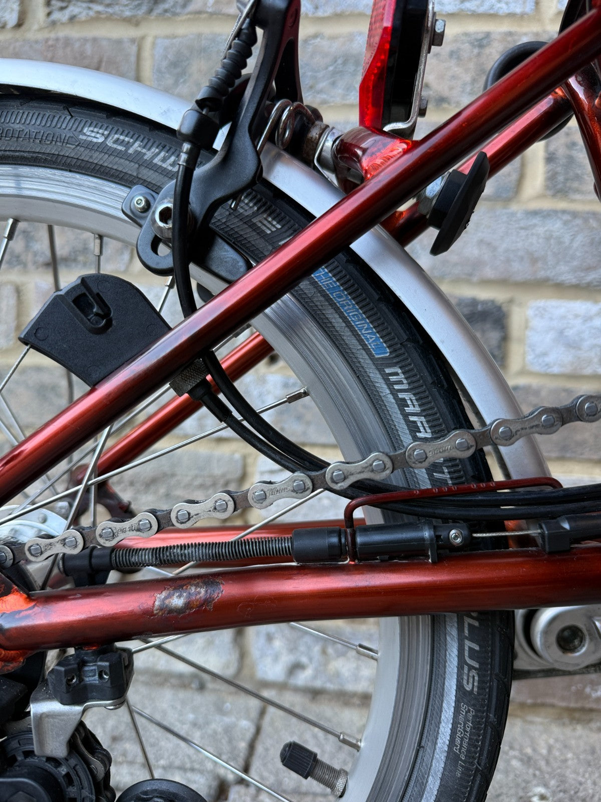 Brompton Flame Lacquer (Full) S6L - C Line 6 Speed Low - RARE - WORLDWIDE SHIP