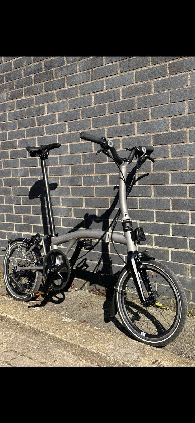 Brompton T Line, 4 Speed, First Edition, Titanium and Carbon, Folding Bike