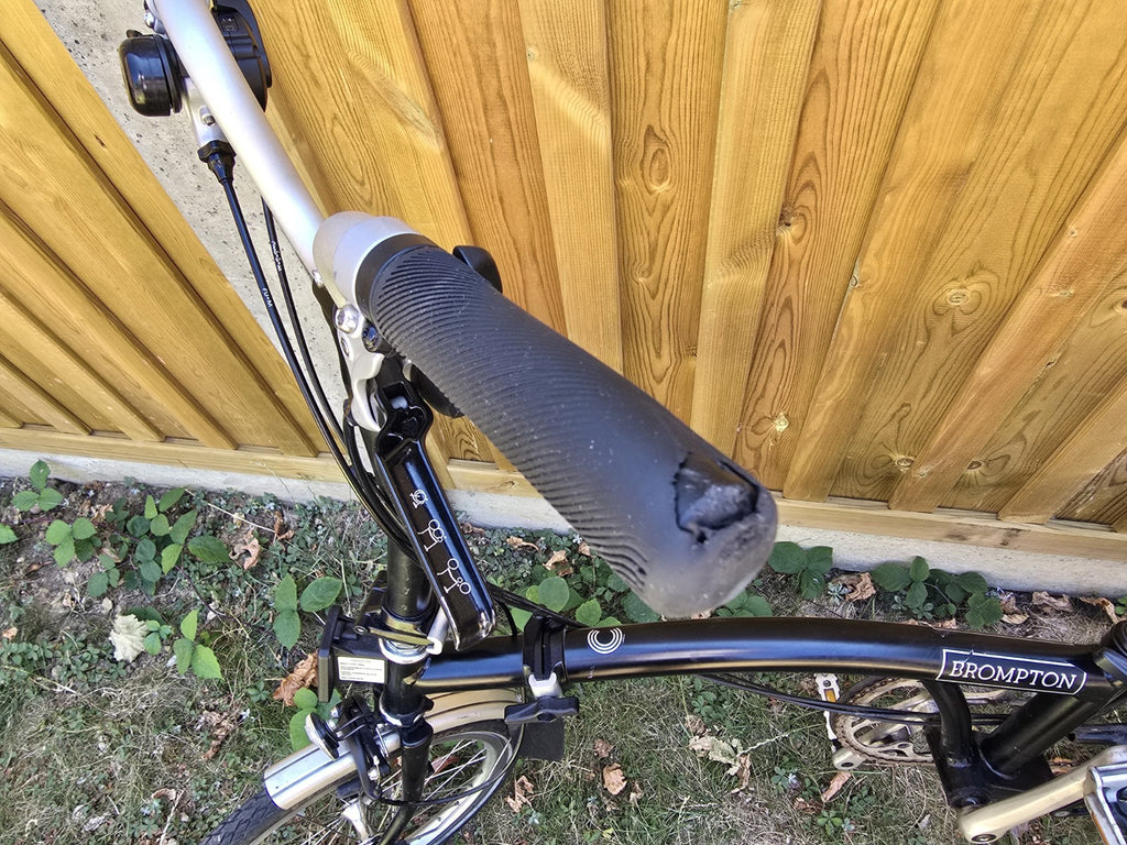 Brompton C Line, 2022, Mid Handlebar, 6-Speed Folding Bike, Black