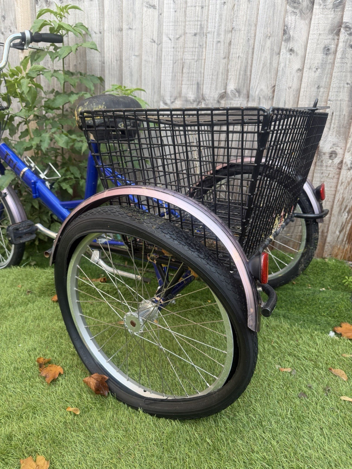 PASHLEY - Tri-1 Folding Adult Trike Burgundy Red
