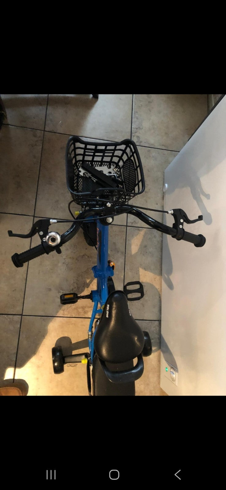 Boys Small Fold Away Bike Age 4