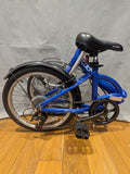 Lightweight Apollo Tuck Folding Bike - 20 in wheels - Blue - New