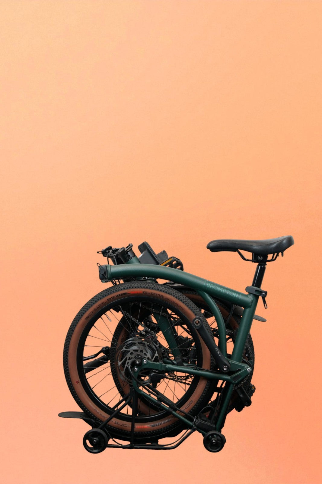 Brompton G Line Electric - Roller Rack - Forest Green - Medium